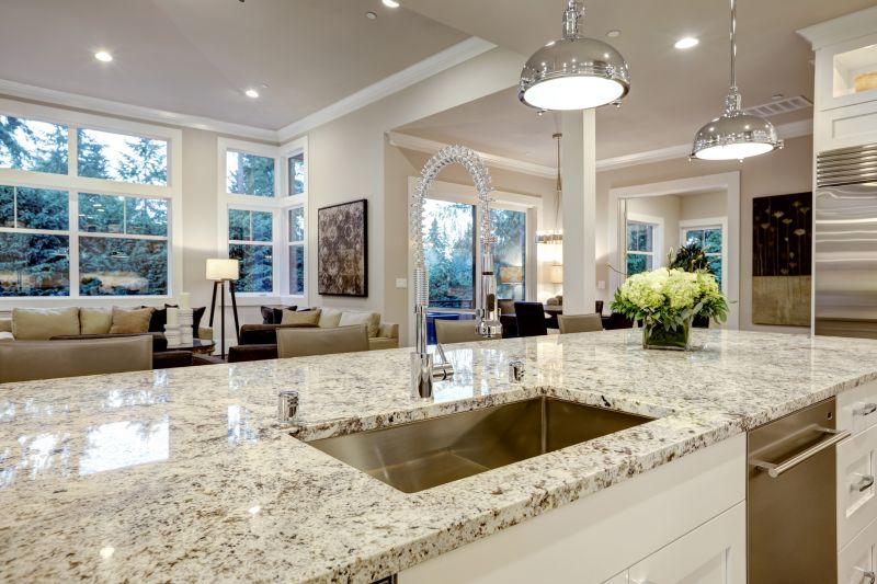 Granite Slab Installation in Lake County, IL
