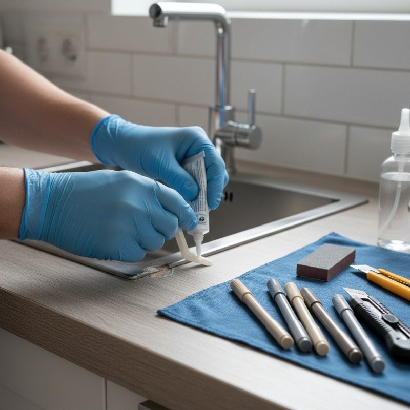 Local Concrete Countertop Repair pros at work